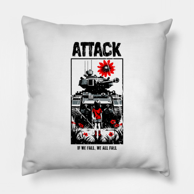 ATTACK Pillow by artslaves