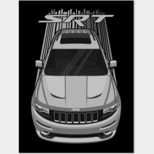 Jeep Grand Cherokee SRT 2014 - 2016 - Billet Silver Posters and Art