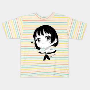 Chibi Moria - B&W Kids T-Shirt