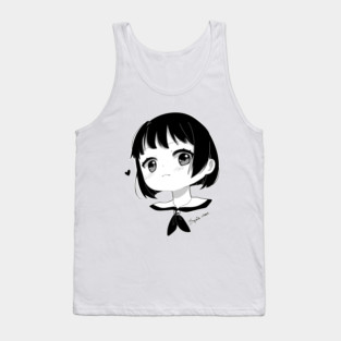Chibi Moria - B&W Tank Top