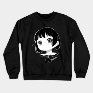 Chibi Moria - B&W Crewneck Sweatshirt