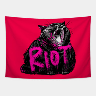 Cat Riot Tapestry