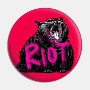 Cat Riot Pin