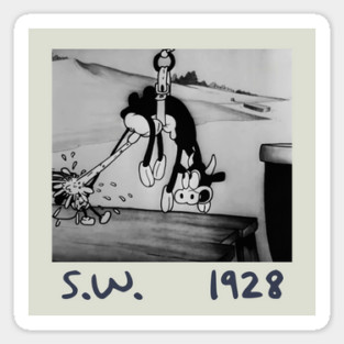 Steamboat Willie 1928 - 5 Magnet