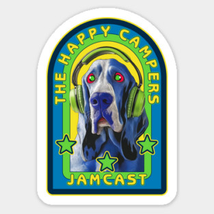 THC Jamcast - Distraught Doggie Sticker