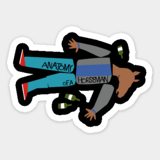 Anatomy of a Horseman Sticker