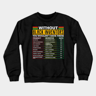 Black Inventors Crewneck Sweatshirt