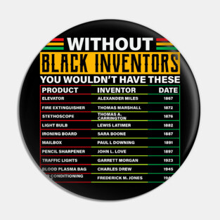 Black Inventors Pin
