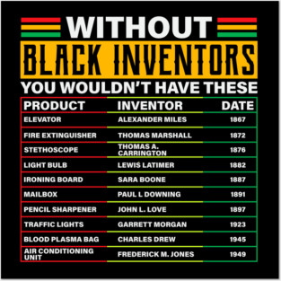 Black Inventors Posters and Art