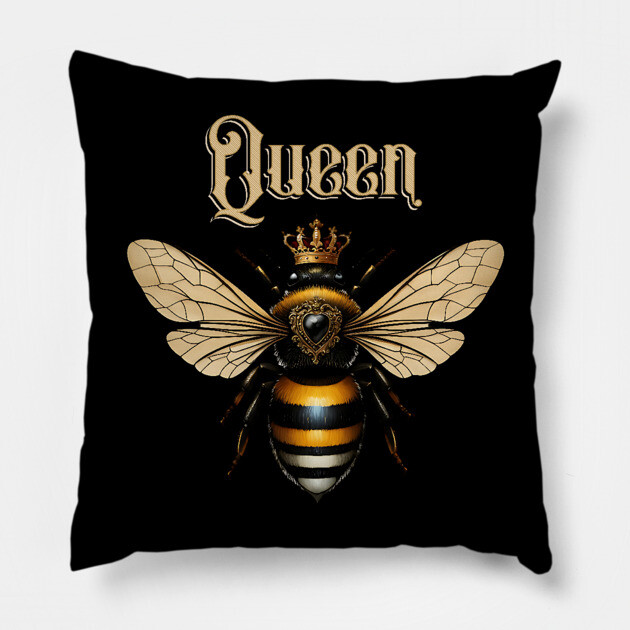 Queen Bee Pillow by UrbanLifeApparel