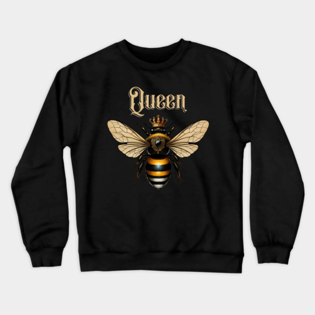 Queen Bee Crewneck Sweatshirt by UrbanLifeApparel