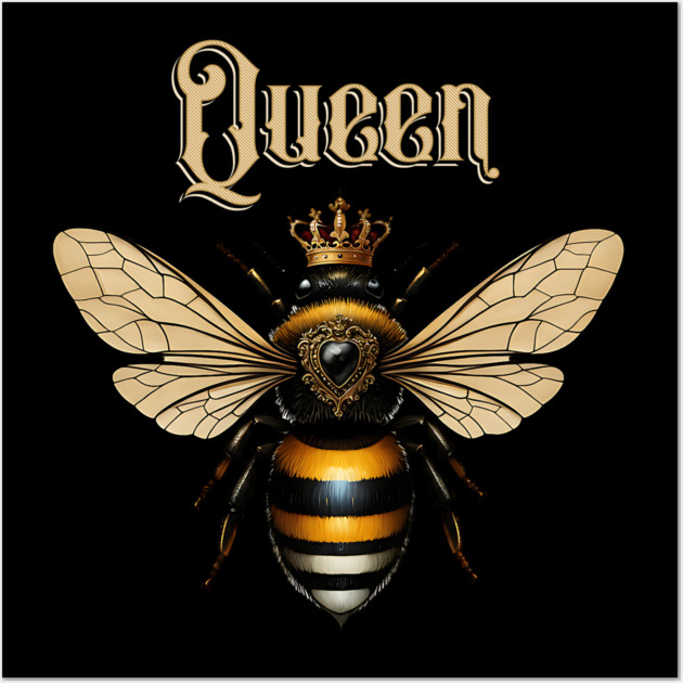 Queen Bee Wall Art by UrbanLifeApparel