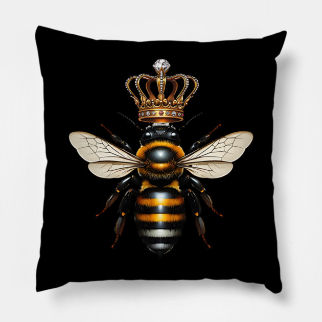 Queen Bee 2 Pillow by UrbanLifeApparel