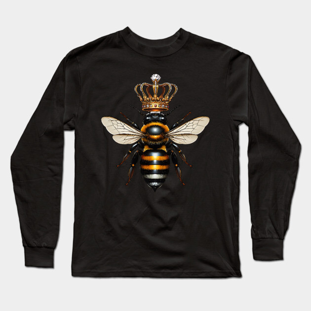 Queen Bee 2 Long Sleeve T-Shirt by UrbanLifeApparel