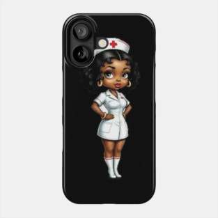 Black Nurse Phone Case