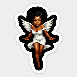 Cute Black Angel Magnet