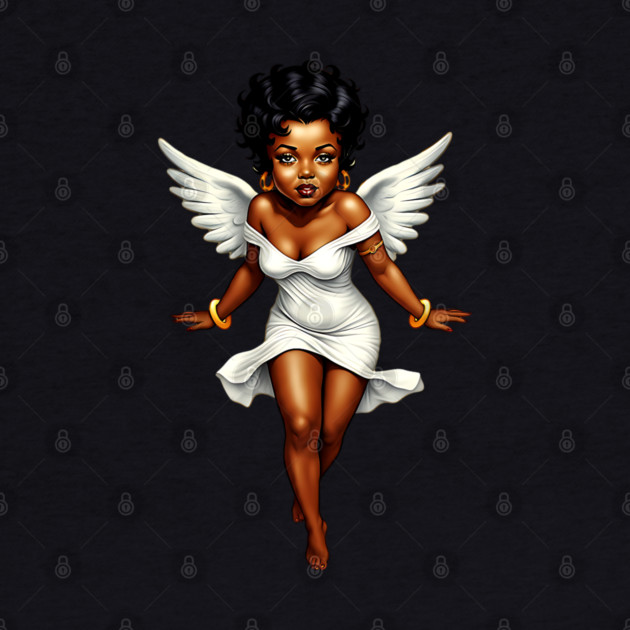 Cute Black Angel by UrbanLifeApparel