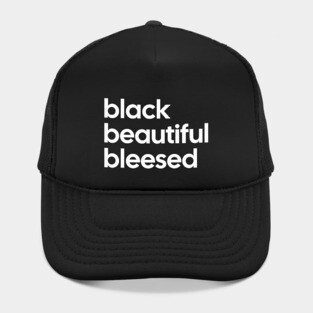 Black Beautiful Blessed Hat