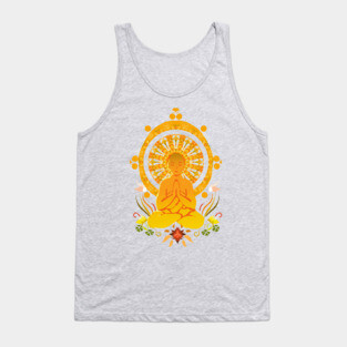 Buddhist Flowers Tank Top