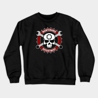 Maintenance Department Logo Crewneck Sweatshirt