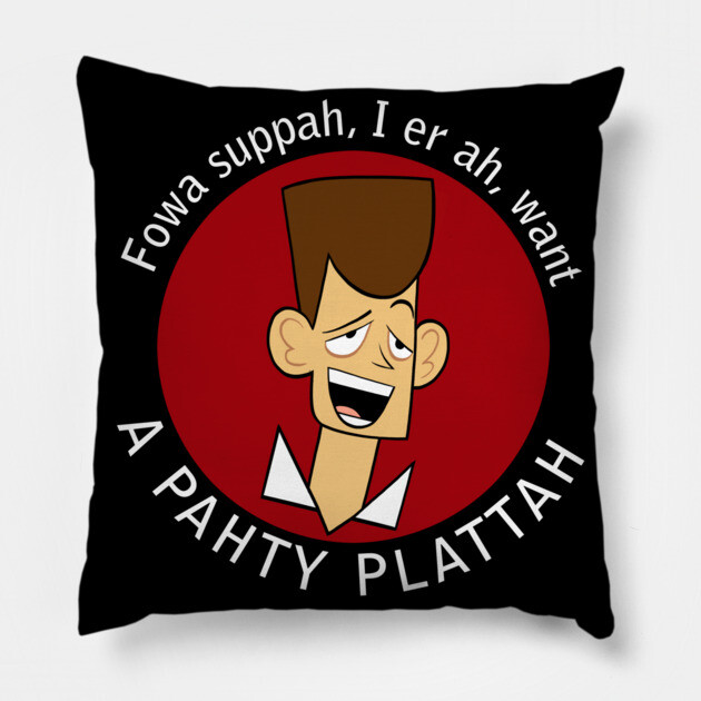For Supper I Want A Party Platter Pillow by JoTheZette