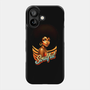 Soulful Black Woman Phone Case