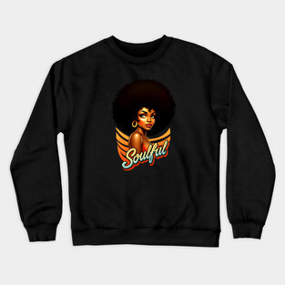 Soulful Black Woman Crewneck Sweatshirt