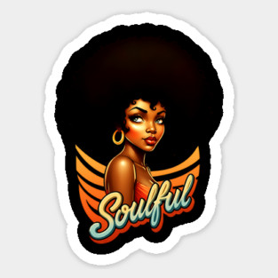 Soulful Black Woman Magnet
