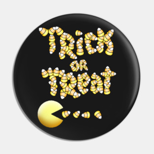 Pacman Trick or Treat Pin