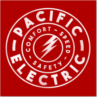 Pacific Electric Railway Outline Posters and Art