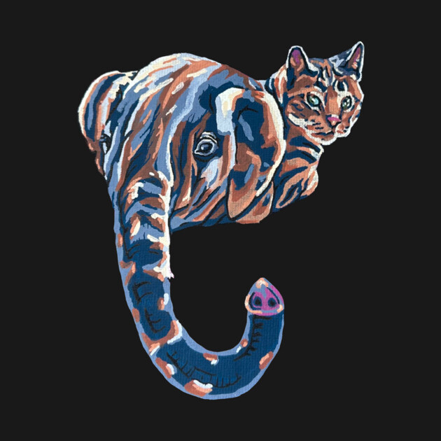 Elephant Cat Butt by RaLiz
