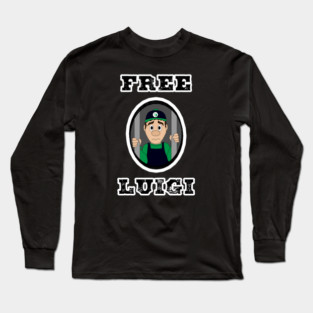 Free Luigi Long Sleeve T-Shirt