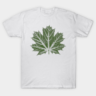 Maple Leaf - Botanical Imprint T-Shirt