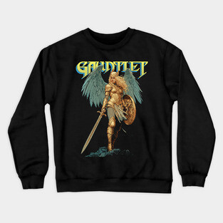 Gauntlet Valkyrie Fantasy Retro Vintage Video Game Crewneck Sweatshirt