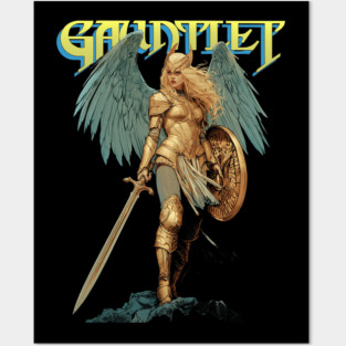 Gauntlet Valkyrie Fantasy Retro Vintage Video Game Posters and Art