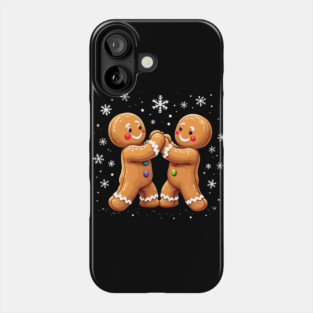 Gingerbread Dance Party Christmas Phone Case