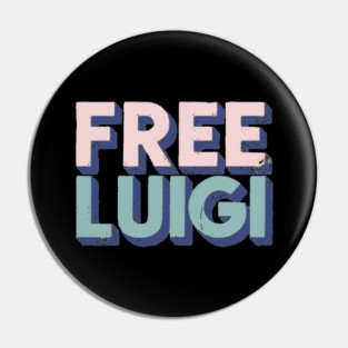 FREE LUIGI Pin