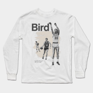 Larry Bird Fly Long Sleeve T-Shirt