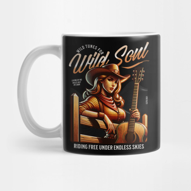 Wild Tunes for a Wild Soul - Music Lover Shirt by Urbanprint