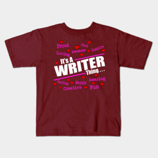 Writer Kids T-Shirt