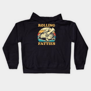 Rolling Fatties Retro Kids Hoodie