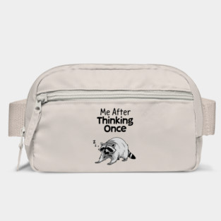 Thinking Once Sarcastic Procrastinator Slacker Attitude Bag