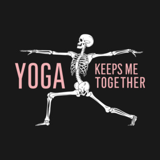 Yoga Keeps Me Together Fitness Humor Parody T-Shirt