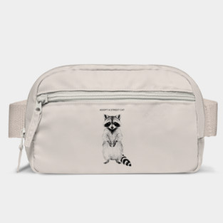 Adopt a Street Cat Funny Raccoon Animal Lover Meme Bag