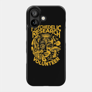 Psychedelic Research Volunteer Trippy Hallucination Art Phone Case