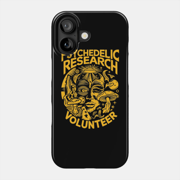 Psychedelic Research Volunteer Trippy Hallucination Art Phone Case by Anticorporati
