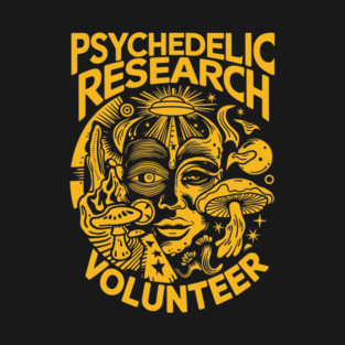 Psychedelic Research Volunteer Trippy Hallucination Art T-Shirt