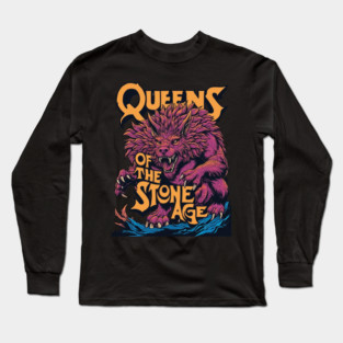 Queens of the Stone Age monster fanart Long Sleeve T-Shirt
