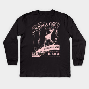 A Christmas Color - Analog Vintage Poster Kids Long Sleeve T-Shirt