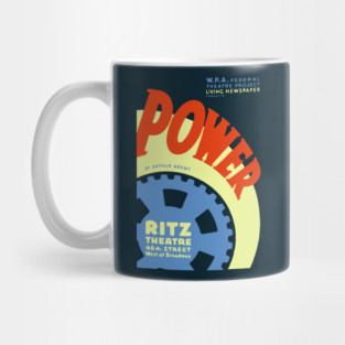 Power by Arthur Arent - Vintage Analog Poster Mug